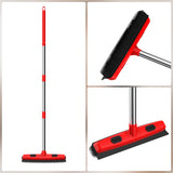 Pro Sweep: 2-in-1 Infinite Carpet Rake & Squeegee – Heavy-Duty Pet Hair Broom